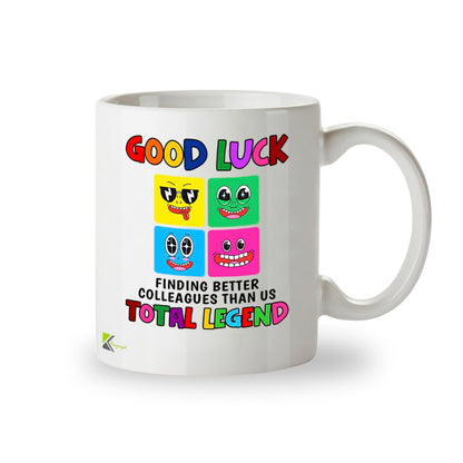 Kruzroyal Funny Leaving Gift Mug | Good Luck Finding Better Colleagues | Farewell Gift for Coworker Friend | New Job Present 11oz