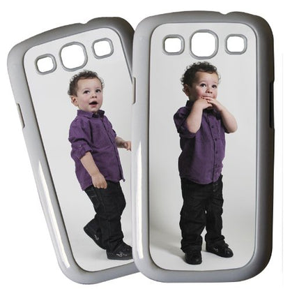 Personalised Samsung Galaxy S3 i9300 SIIl Custom Case White Rim Custom Cover - PersonaliseItOnline