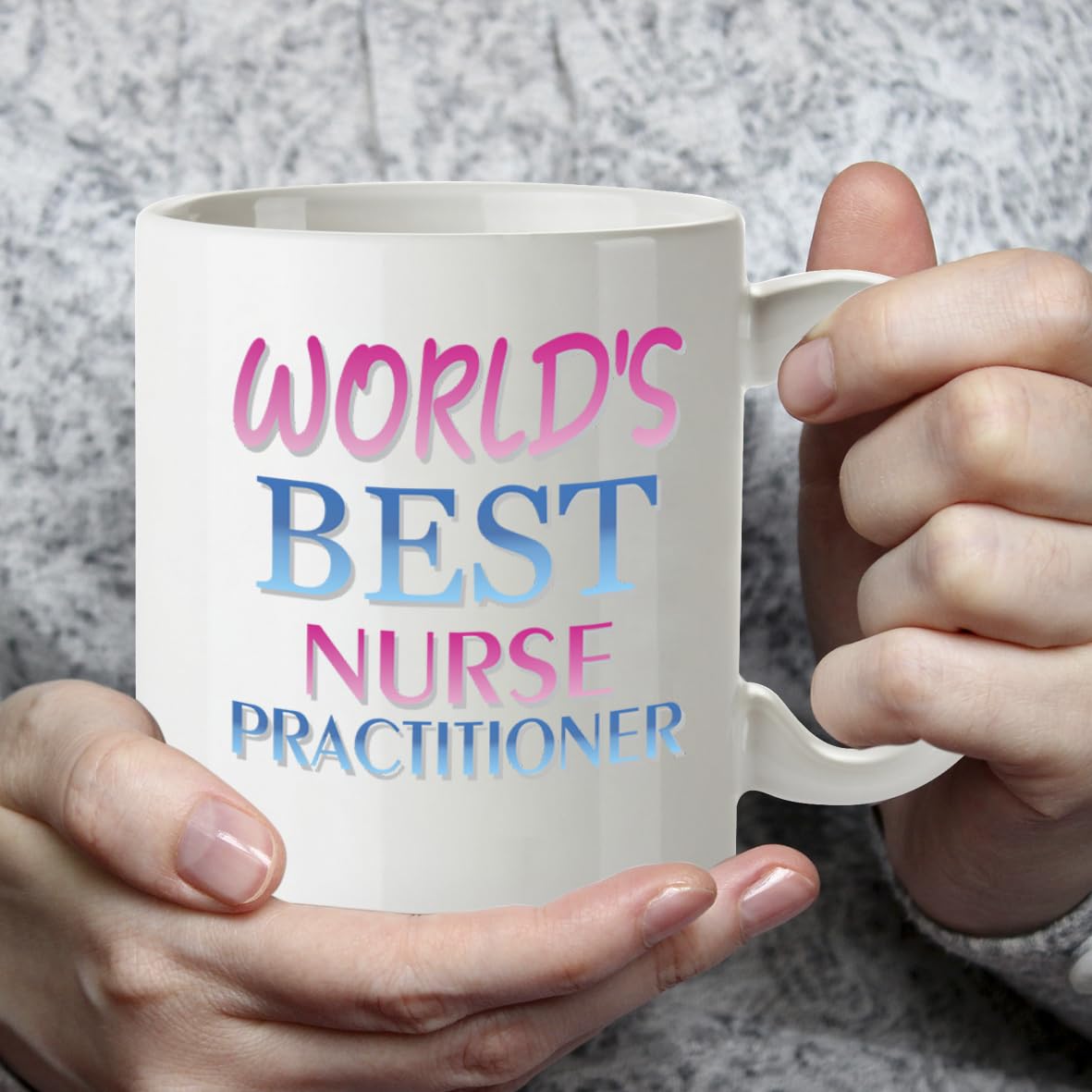 Kruzroyal DZ889 World's Best Nurse Practitioner 11OZ Tea/Coffee Mug Cup - Unique Coffee Cup and Gift Ideas, Nurse Practitioner's Mug