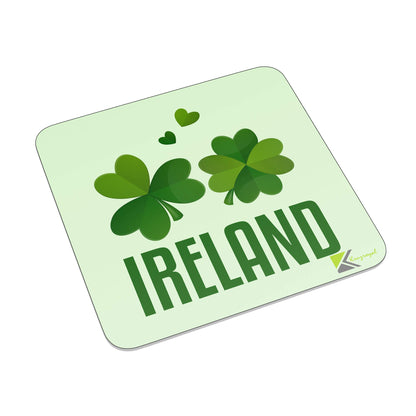 FM024 Ireland Novelty Funny Idea Glossy Metal Square Fridge Magnet