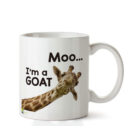 Kruzroyal DZ609 Moo... I'm a Goat Funny Novelty Great Gift Idea Coffee Tea Ceramic Mug