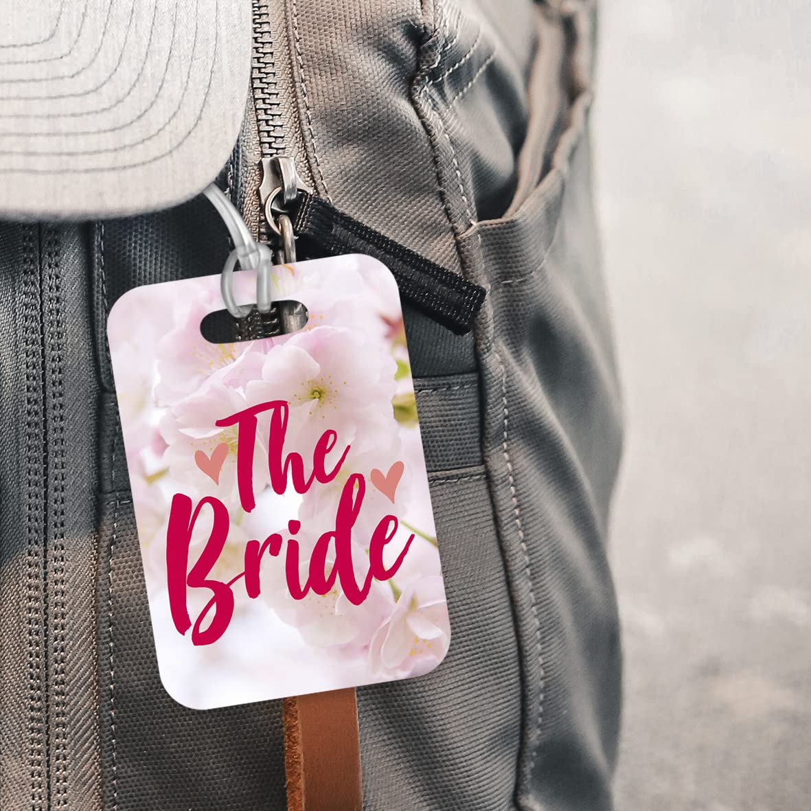 LT024 The Bride Novelty Funny Unique Designer Gift Glossy Plastic Suitcase Luggage Tag