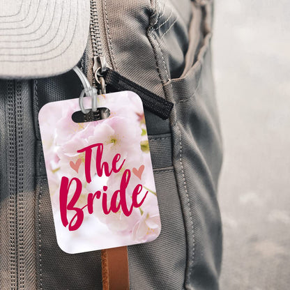LT024 The Bride Novelty Funny Unique Designer Gift Glossy Plastic Suitcase Luggage Tag