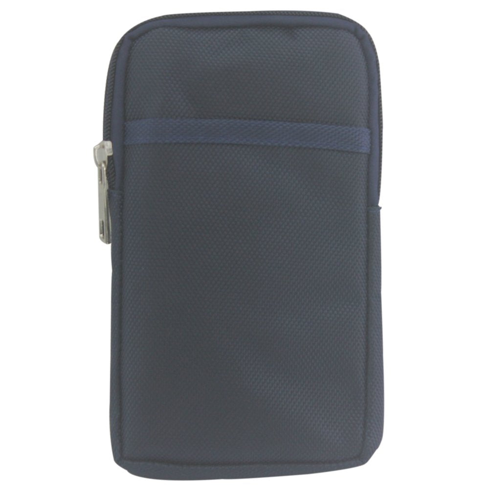 Kruzroyal Blue Universal Tactical Army Camouflage Belt Case Cover Belt Chain Zip Hip Holster Pouch Case For All Mobile Phone