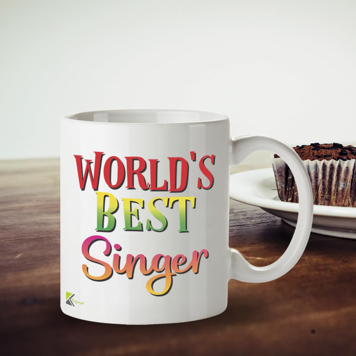 Kruzroyal DZ888 World's Best Singer 11OZ Tea/Coffee Mug Cup - Unique Coffee Cup and Gift Ideas, Singer's Mug