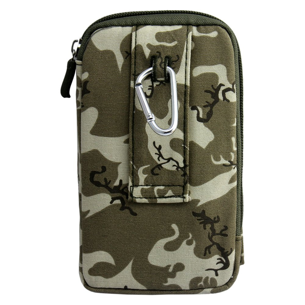Kruzroyal Universal Army Style 1 Tactical Bag Mobile Phone Belt Loop Hook Cover Case Pouch Holster