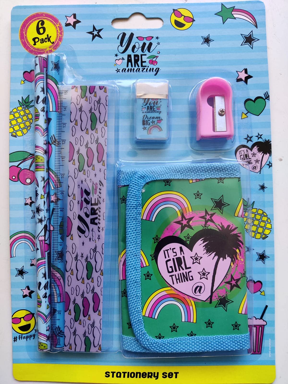 It's a Girl Thing - 'You are amazing' Stationery Set, 6 Piece