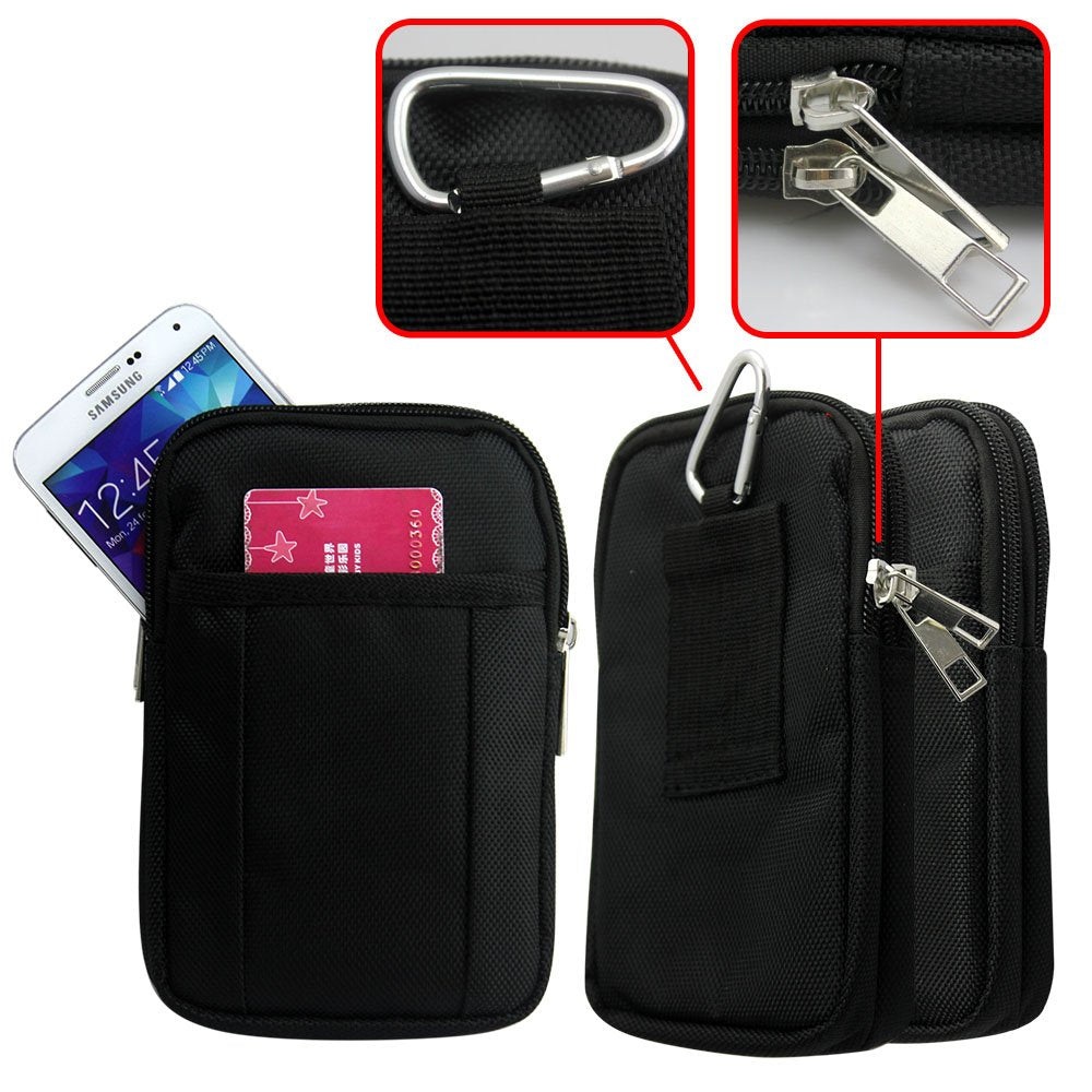 Black Universal Tactical Army Camouflage Belt Velcro Case Cover Belt Loop Hip Holster Pouch Case Mobile Phone For Nokia Lumia HTC One X Blackberry Bold Curve Q10 Z10 Apple iPhone 4 s 5 5S 6 6 Plus + Samsung Galaxy S3 S2 S4 S5 Note 2 3 4