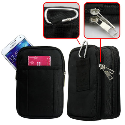 Black Universal Tactical Army Camouflage Belt Velcro Case Cover Belt Loop Hip Holster Pouch Case Mobile Phone For Nokia Lumia HTC One X Blackberry Bold Curve Q10 Z10 Apple iPhone 4 s 5 5S 6 6 Plus + Samsung Galaxy S3 S2 S4 S5 Note 2 3 4