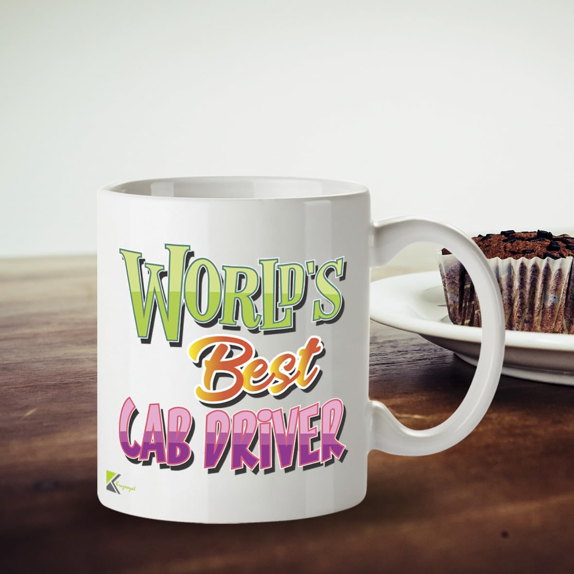 Kruzroyal DZ810 World's Best Car Driver Mug 11oz - Funny New Driver Gifts for Men Dad - Passed Driving Test & Car Enthusiast Novelty Cup - Birthday Present