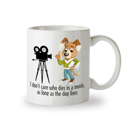 Kruzroyal As Long As The Dog Lives Funny Mug, Novelty Coffee Cup, Dog Lover Gift for Movie Fans