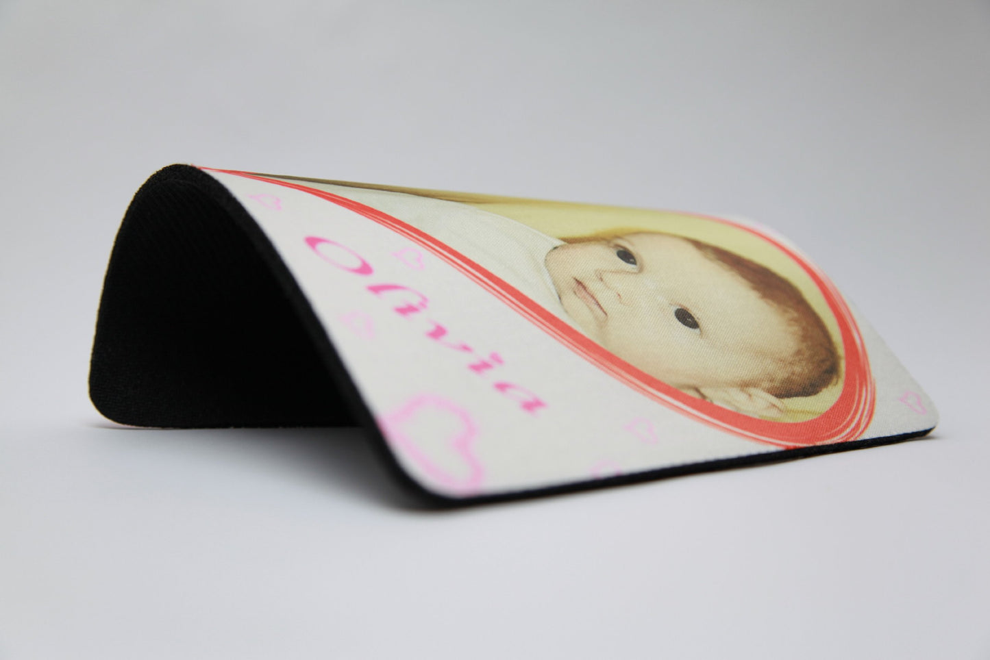 PERSONALISED PHOTO PRINTED FABRIC MOUSEMAT SUPERB GIFT & FOR YOUR HOME