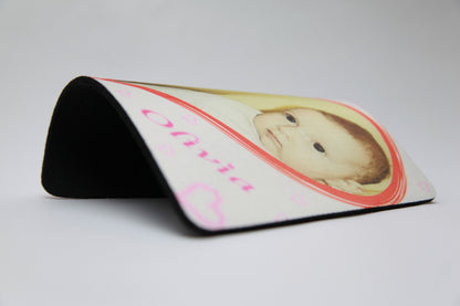 PERSONALISED PHOTO PRINTED FABRIC MOUSEMAT SUPERB GIFT & FOR YOUR HOME