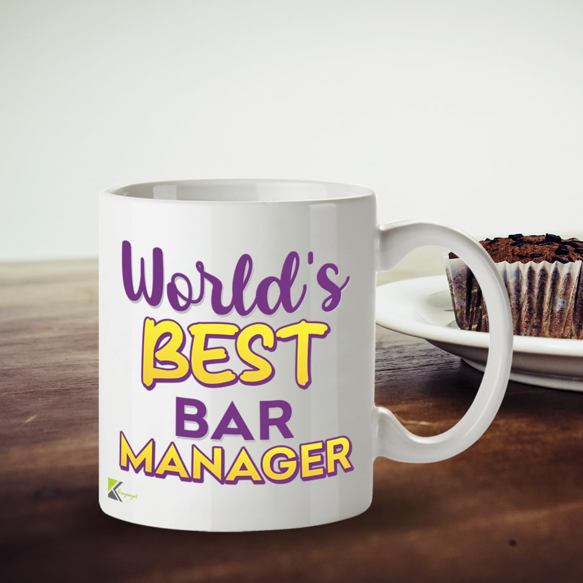 Kruzroyal DZ895 World's Best Bar Manager 11OZ Tea/Coffee Mug Cup - Unique Coffee Cup and Gift Ideas, Bar Manager's Mug