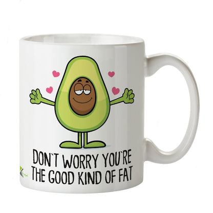 Kruzroyal DZ321 Don't Worry You're The Good Kind of Fat Funny Novelty Great Gift Idea Coffee Tea Mug
