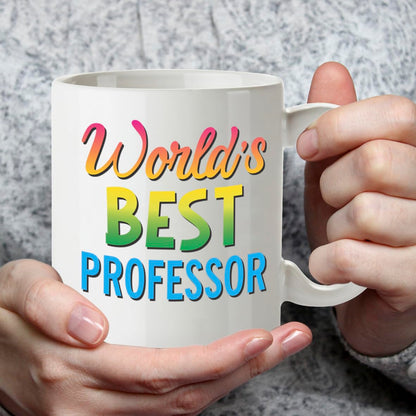 Kruzroyal DZ894 World's Best Professor 11OZ Tea/Coffee Mug Cup - Unique Coffee Cup and Gift Ideas, Professor's Mug