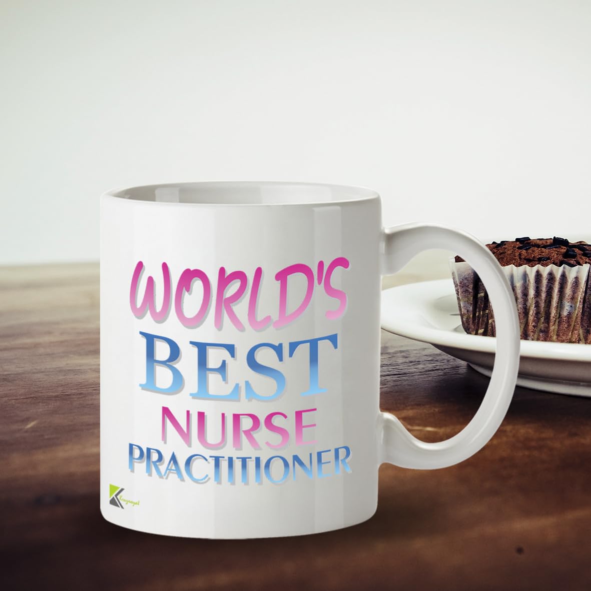 Kruzroyal DZ889 World's Best Nurse Practitioner 11OZ Tea/Coffee Mug Cup - Unique Coffee Cup and Gift Ideas, Nurse Practitioner's Mug