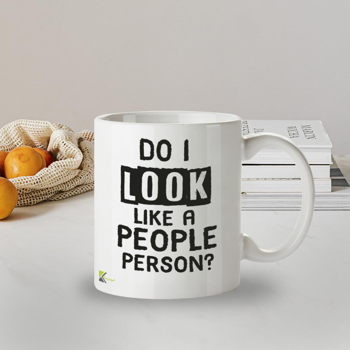 Kruzroyal DZ215 Do i Look Like a People Person? Funny Novelty Great Gift Idea Coffee Tea Mug