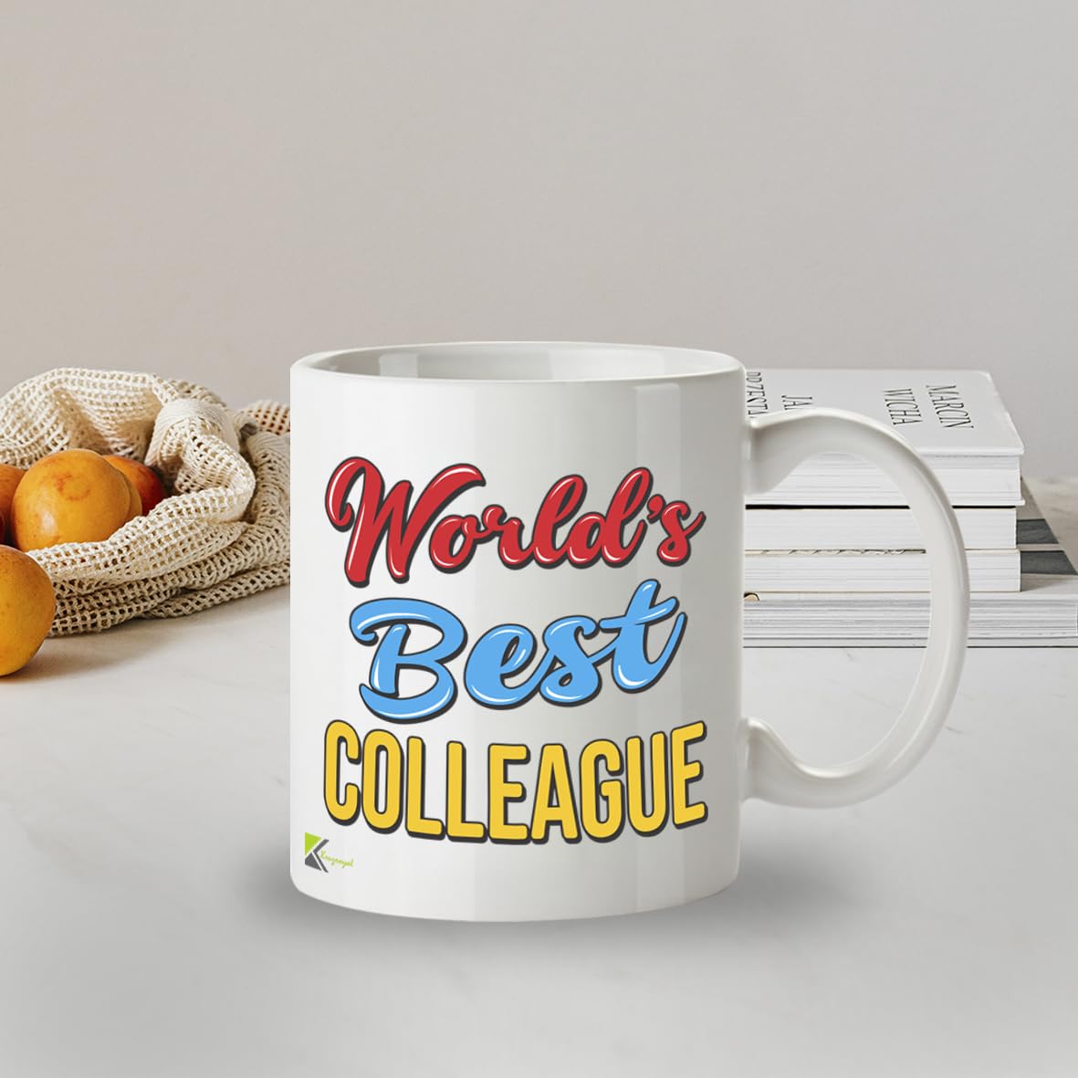 Kruzroyal DZ900 World's Best Colleague 11OZ Tea/Coffee Mug Cup - Unique Coffee Cup and Gift Ideas, Colleague's Mug
