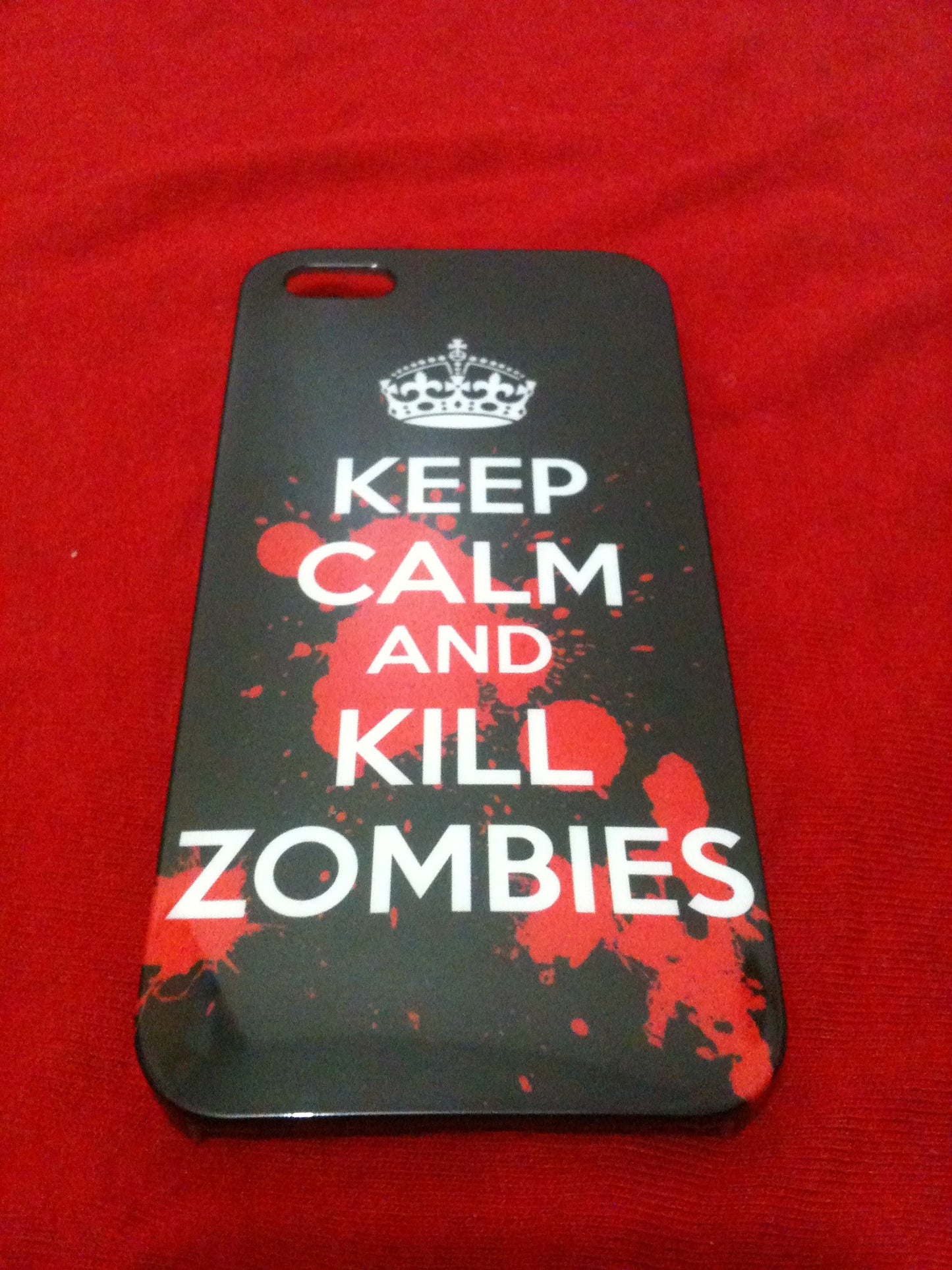 Keep Calm And Kill Zombies For Apple iPhone 5 Case Cover Designer Funky Fitted Skin Zomby Lover Sold By Kruzroyal