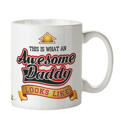 Kruzroyal DZ242 This is What an Awesome Daddy Looks Like Funny Novelty Great Gift Idea Coffee Tea Mug