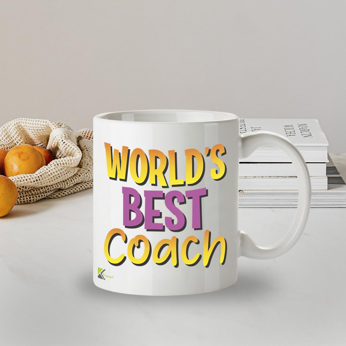 Kruzroyal DZ899 World's Best Coach 11OZ Tea/Coffee Mug Cup - Unique Coffee Cup and Gift Ideas, Coach's Mug
