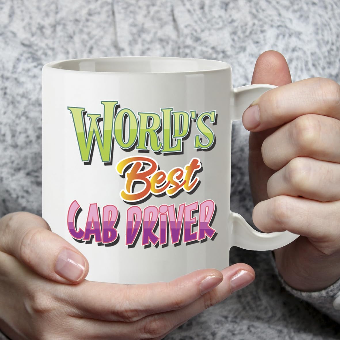 Kruzroyal DZ810 World's Best Car Driver Mug 11oz - Funny New Driver Gifts for Men Dad - Passed Driving Test & Car Enthusiast Novelty Cup - Birthday Present