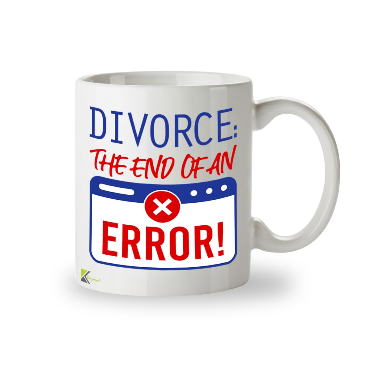 Divorce Gift Mug End of an Error | Funny Newly Divorced Gift for Women Men | 11oz Ceramic Coffee Cup | Divorce Party