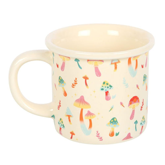 Something Different Wholesale Groovy Ceramic Mug – Colorful Mushroom Design, 350ml Capacity, Fun & Vibrant for Coffee or Tea, Hand Wash Only, Playful Nature-Inspired Mug for Caffeine Lovers