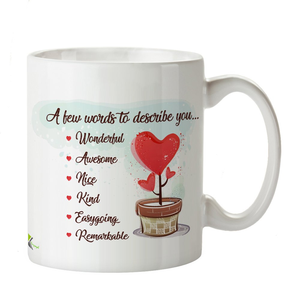 Kruzroyal Rude Prank Mug, Hidden Acrostic Poem Spells W*nker, Funny Offensive Gift for Best Friend, Brother or Colleague, White Ceramic, 11 oz