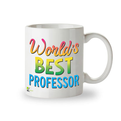 Kruzroyal DZ894 World's Best Professor 11OZ Tea/Coffee Mug Cup - Unique Coffee Cup and Gift Ideas, Professor's Mug