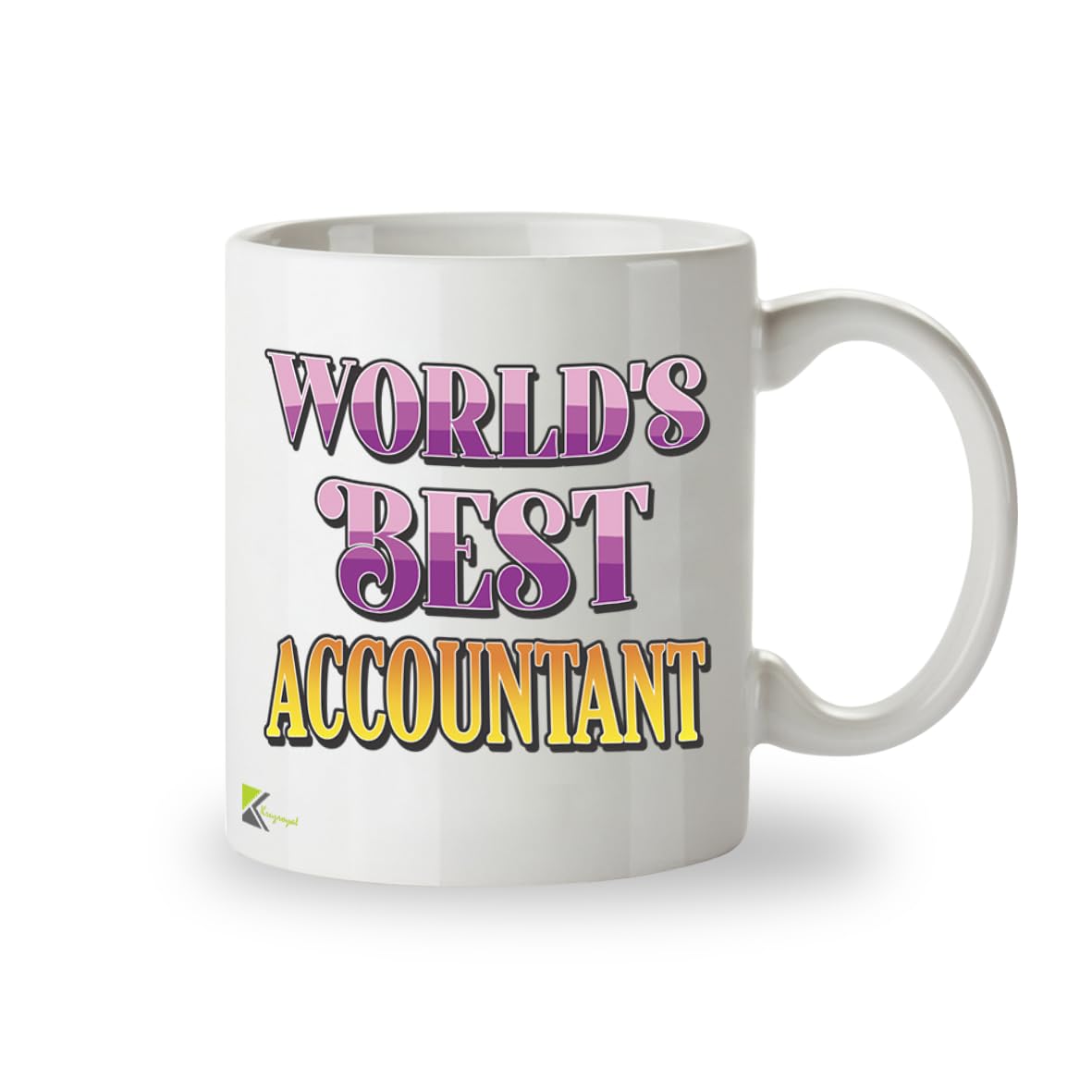 Kruzroyal DZ851 World's Best Accountant Coffee Mug 11oz - Funny Accounting Gift for CPA Tax Professional Office Worker Birthday Christmas