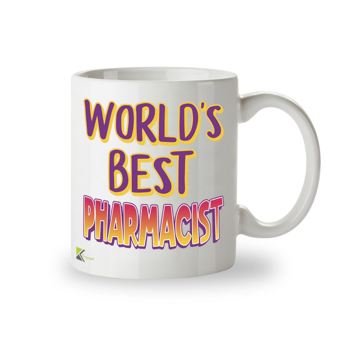Kruzroyal DZ858 World's Best Pharmacist Mug 11oz - White Ceramic Cup for Chemist, Technician - Ideal Birthday, Retirement, Thank You Present