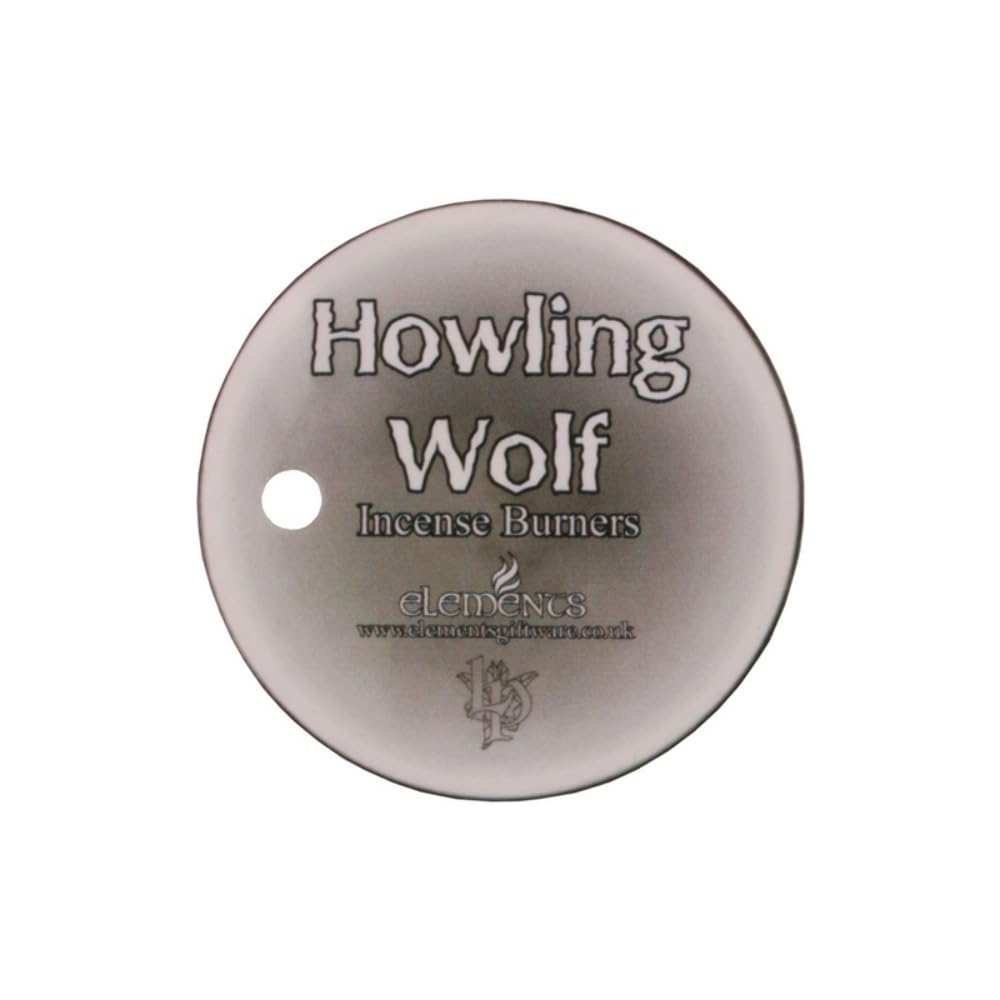 Something Different Wholesale Dark Brown Wolf Design Incense Cone Holder - 12.5cm x 6.5cm (1 Pc) - Eye-catching Design - Perfect Ambience Enhancer for Home & Office