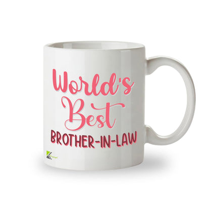 Kruzroyal DZ897 World's Best Brother-in-Law 11OZ Tea/Coffee Mug Cup - Unique Coffee Cup and Gift Ideas, Brother-in-law's Mug