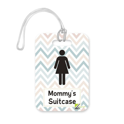 LT285 Mommy's Suitcase Novelty Funny Unique Designer Gift Glossy Plastic Suitcase Luggage Tag