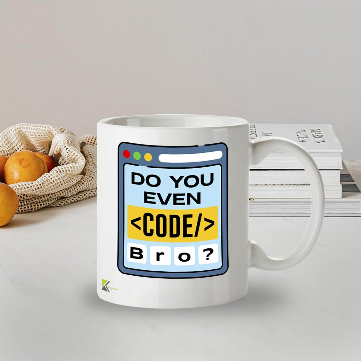 Kruzroyal Do You Even Code Bro Funny Mug - Novelty Programmer Gift for Developer Coder Men Women Colleague