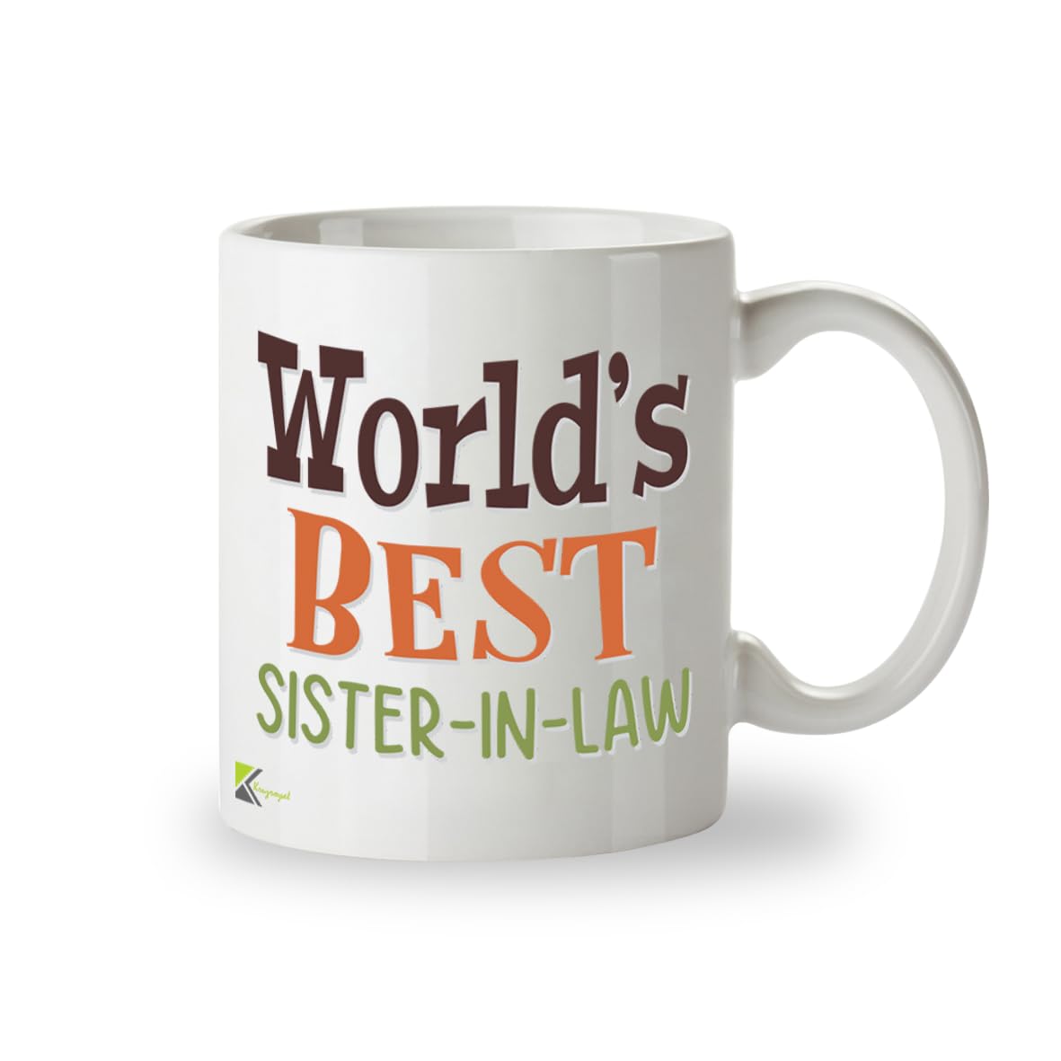 Kruzroyal DZ898 World's Best Sister-in-Law 11OZ Tea/Coffee Mug Cup - Unique Coffee Cup and Gift Ideas, Sister-in-law's Mug