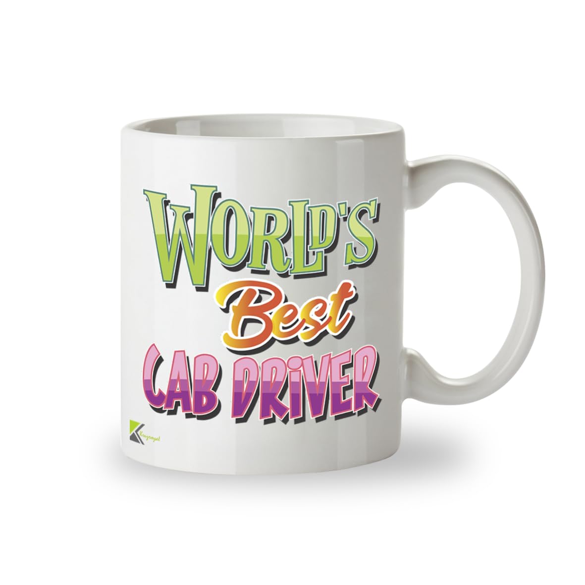 Kruzroyal DZ810 World's Best Car Driver Mug 11oz - Funny New Driver Gifts for Men Dad - Passed Driving Test & Car Enthusiast Novelty Cup - Birthday Present