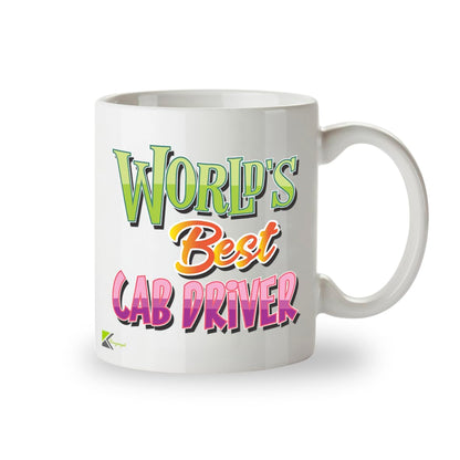 Kruzroyal DZ810 World's Best Car Driver Mug 11oz - Funny New Driver Gifts for Men Dad - Passed Driving Test & Car Enthusiast Novelty Cup - Birthday Present