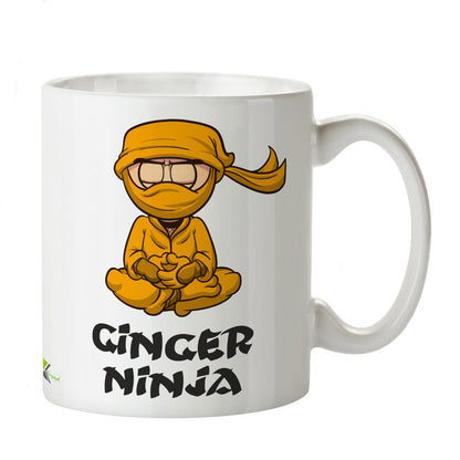 Kruzroyal DZ245 Ginger Ninja Funny Novelty Great Gift Idea Coffee Tea Mug