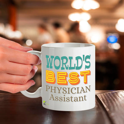 Kruzroyal DZ890 World's Best Physician Assistant 11OZ Tea/Coffee Mug Cup - Unique Coffee Cup and Gift Ideas, Physician Assistant's Mug