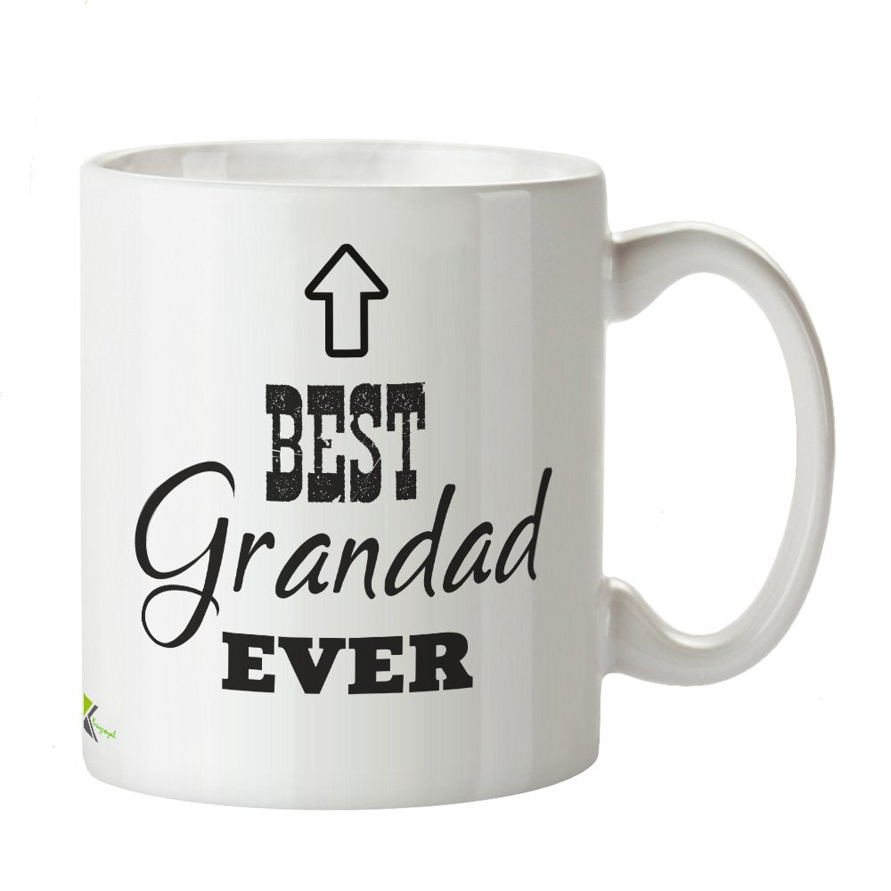 Kruzroyal DZ219 Best Grandad Ever Funny Novelty Great Gift Idea Coffee Tea Mug
