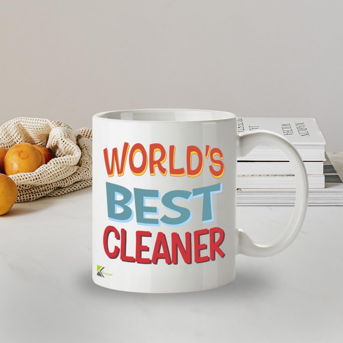 Kruzroyal DZ808 World's Best Cleaner Coffee Mug 11oz - Thank You Gifts for Cleaners Housekeeper Janitor - Funny Appreciation Novelty Cup for Men Women Birthday Christmas
