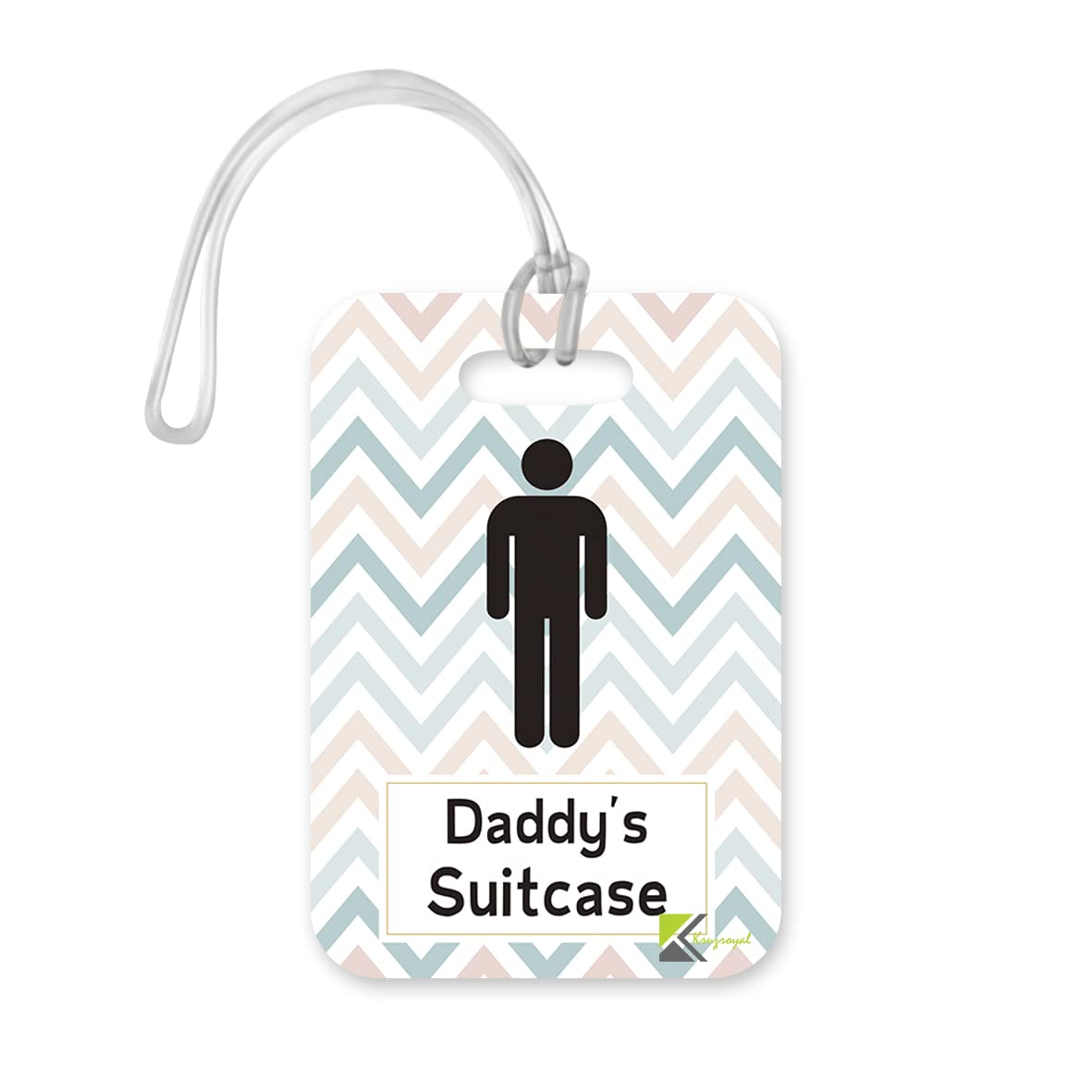LT286 Daddy's Suitcase Novelty Funny Unique Designer Gift Glossy Plastic Suitcase Luggage Tag