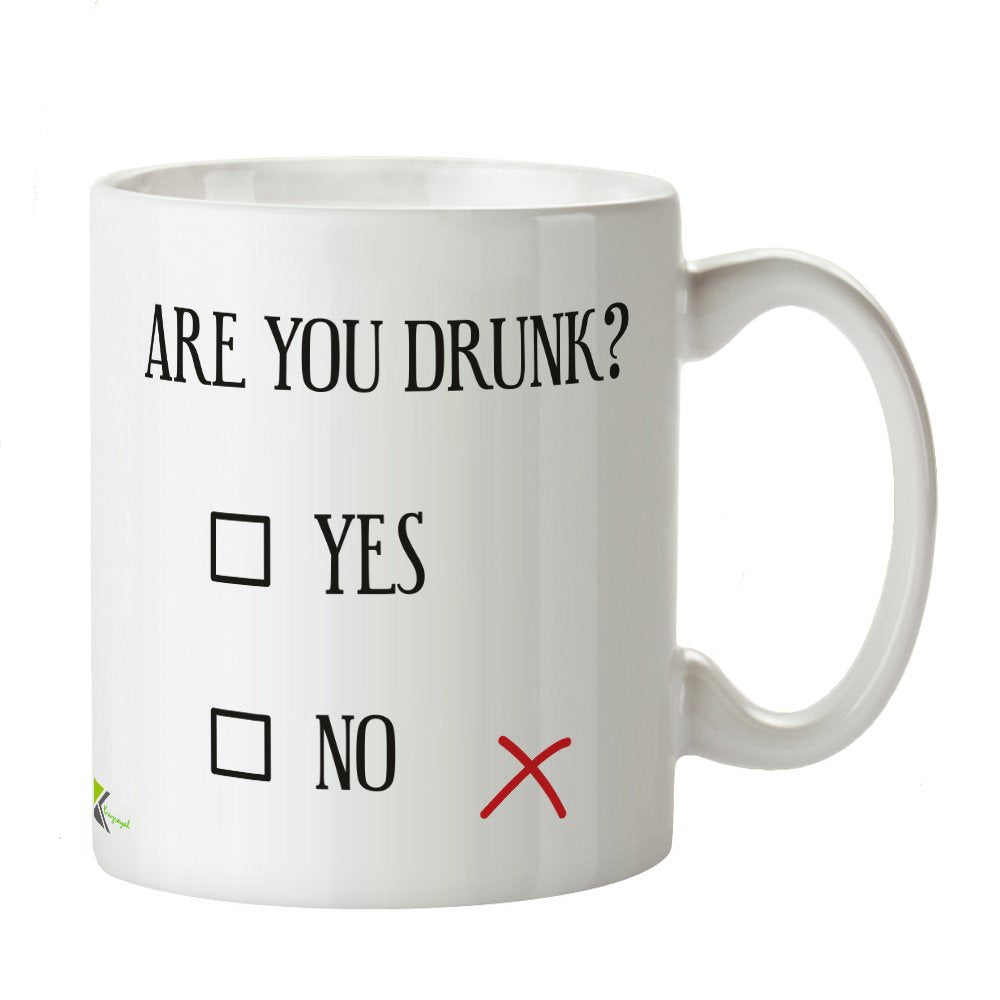 DZ316 are You Drunk? yes no Funny Novelty Great Gift Idea Coffee Tea Mug