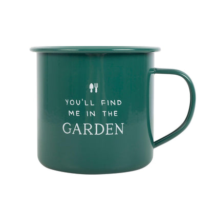 Something Different Wholesale Forest Green Lightweight Garden Mug - Durable Outdoor Cup for Contemporary Garden Decor and Potting Shed Enthusiasts - Caffeine Fix Mug