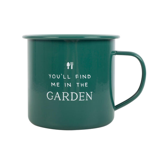 Something Different Wholesale Forest Green Lightweight Garden Mug - Durable Outdoor Cup for Contemporary Garden Decor and Potting Shed Enthusiasts - Caffeine Fix Mug