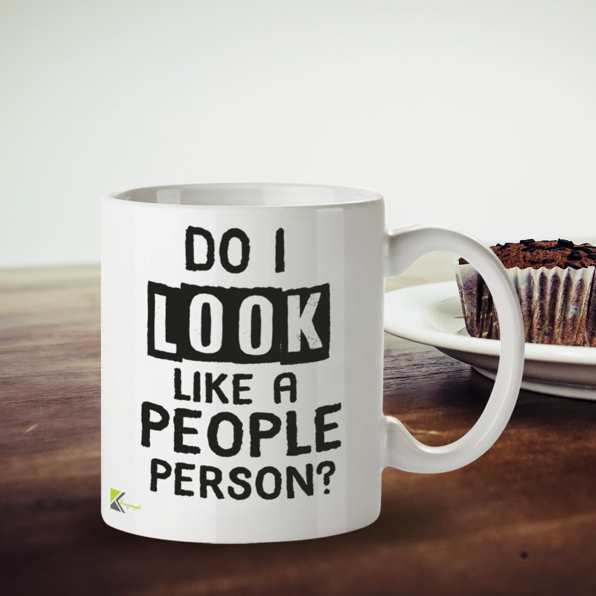 Kruzroyal DZ215 Do i Look Like a People Person? Funny Novelty Great Gift Idea Coffee Tea Mug