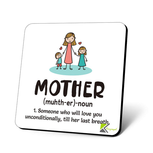 CS1185 Definition of Mother Novelty Funny Coffee Tea Drink Gift Glossy MDF Wooden Coaster